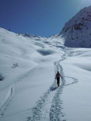 Il vallone di salita...