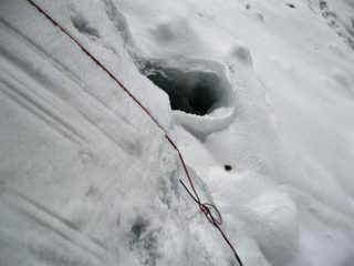 buchi alla base del secondo tiro