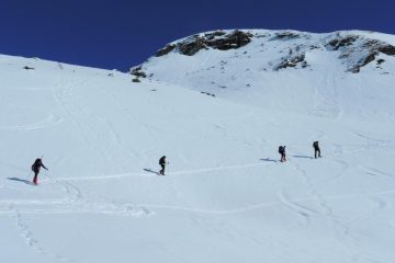 salendo nel Vallone di Vascoccia (2-3-2013)