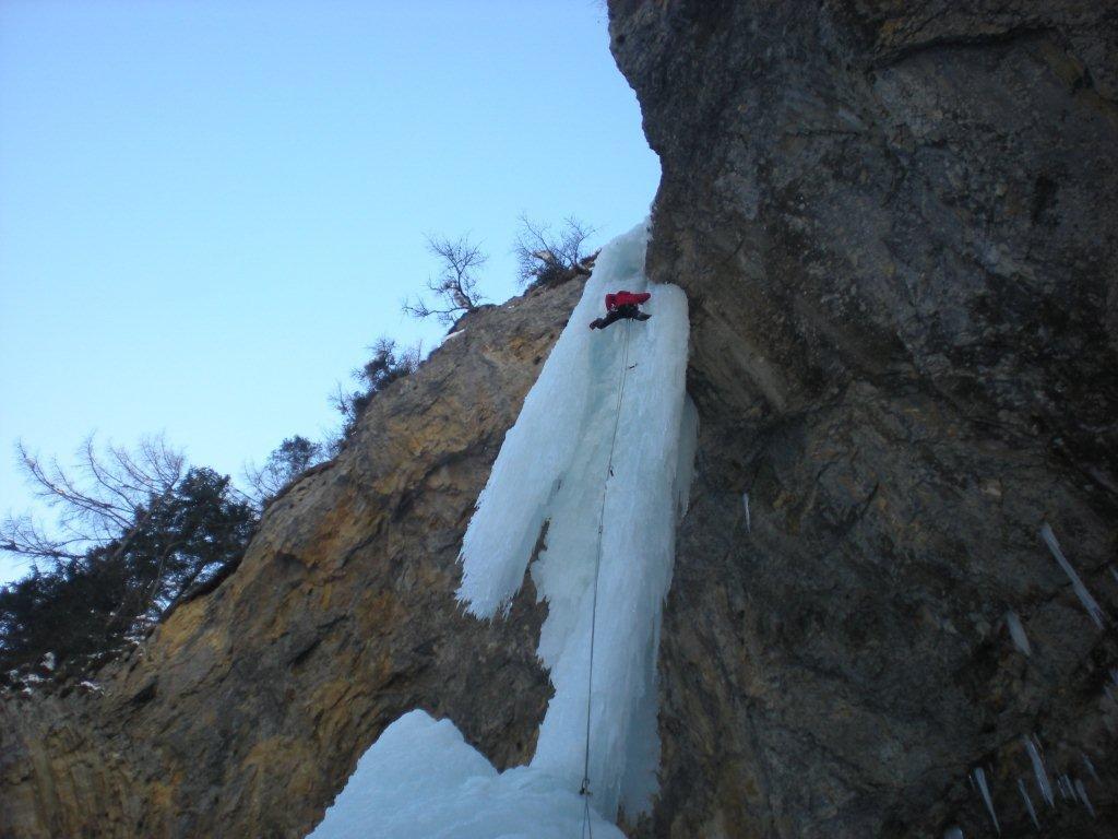 L'inizio del traverso a sx