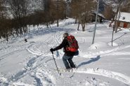 Discesa parte bassa, alpe Traverset