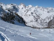 e gli ampi pendii finali - spettacolari 