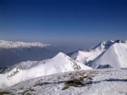 panorama dalla cima del Giassez, verso la valle Argentera