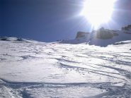 bel pendio in discesa dalla cima della Ciantiplagna