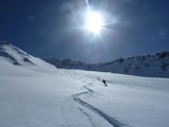 discesa sotto il Faraut veso Pian Ceiol