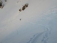 Traverso a lato della cascata