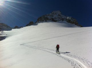 sotto il colle del Mont Gelé