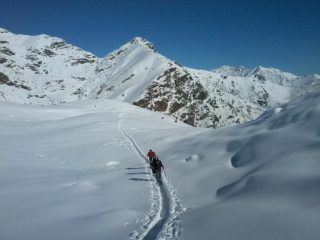 Tanta neve su questo versante