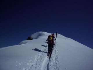 In vista della cima