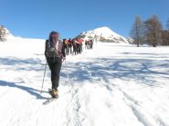 Verso il colle, il Morion che domina