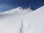 In discesa, lungo percorso dell'andata