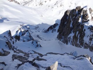 sguardo sull'altro lato, nel canale nord