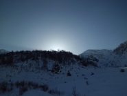 Il sole fa capolino