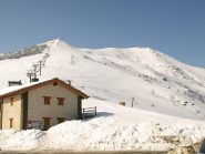 Il parcheggio alla partenza, quota 1534 m