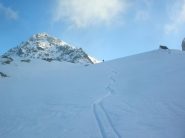 In discesa sotto il Lac Gélé