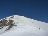 arrivo in vetta,...ho lasciato le giuste distanze per sicurezza :)