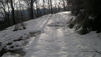 Salendo alla Rocca dei Corvi
