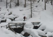 parecchia neve nel vallone