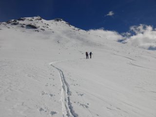 In vista della vetta