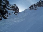 Il canale sotto al Colle del Pizzo Nero