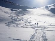 verso il colle de l'Aiguillette