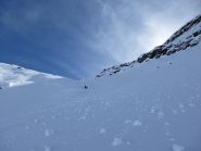 Neve spettacolo nel canale diretto