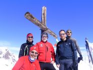 parte del gruppo in cima 