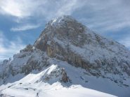 la mole della Rocca la Meja dalla cresta