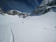 Farina nel canale che porta al colle tra i Tournalin
