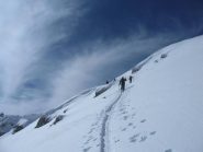 L'arrivo al colle Sautron
