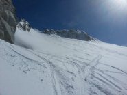 Ultimo pendio da salire oltre la cresta 