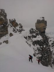in uscita al Passo dei Fornaletti