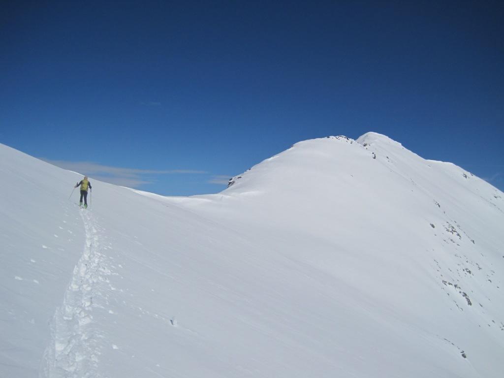 Il tratto finale dal Colle Frioland
