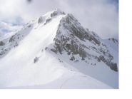 Il M.Giordano dalla dorsale nord-est