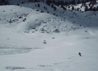I pendii mediani sopra Plan Valé 