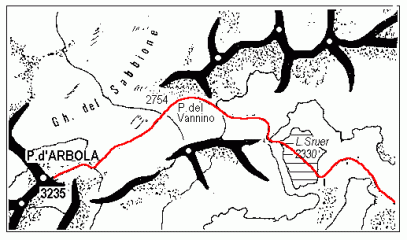 mappa itinerario