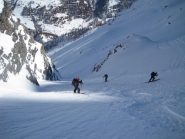 In salita nel primo canale
