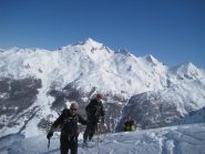 Uscita sulla prima selletta. Alle spalle a Rognosa