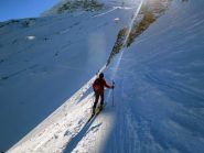 arrivo al traverso dell'hubschhorn