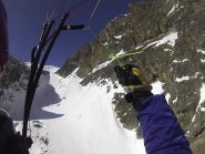 Costanzo ed Eugenio durante la discesa