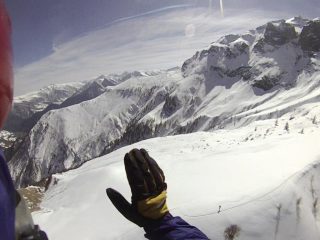 salutando Costanzo, che  pennella i pascoli innevati