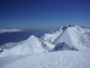 Dalla cima, verso Orsiera e Francais Pelouxe