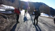 siamo pronti alla partenza da Challancin (16-3-2013)