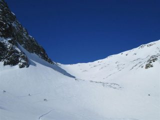 il traverso verso la Flourca da Flix