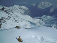 Dalla vetta verso il Vallone d'Ovarda