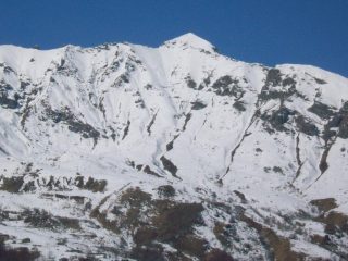 panoramica sul versante Montù
