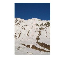 dettaglio dell'itinerario che ho seguito oggi