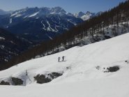 Pendii aperti dopo la Comba Gaudet