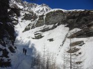 Entrando nella gola del Rio Comba Gaudet