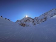 IL sole spunta dal Griessernuhorn